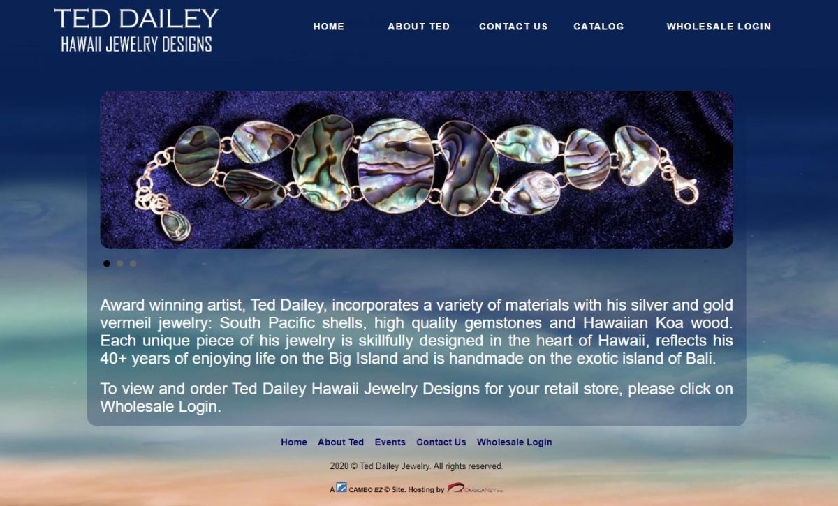 Ted Dailey Jewelry Opens B2B Site