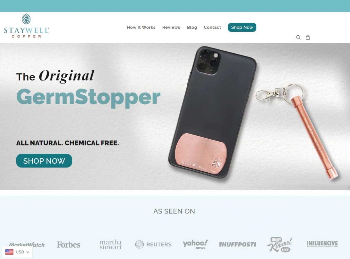 New Wholesale Website for Copper Health Products